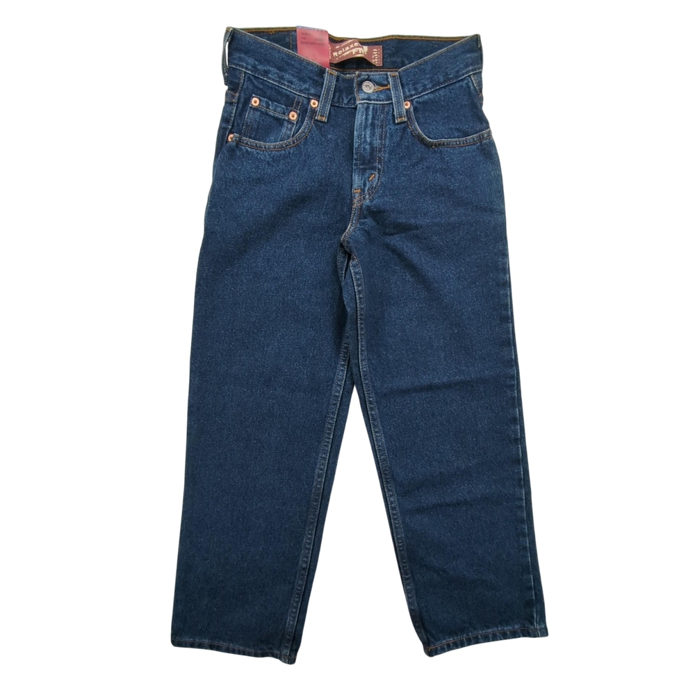 Vintage Levis 550 Jeans Boys 10 Relaxed Fit Denim Straight Leg 25x25 Deadstock